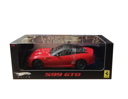 Hot Wheels 1:18 scale item T6925 Elite Ferrari 599 GTO Limited Edition 5000 pcs