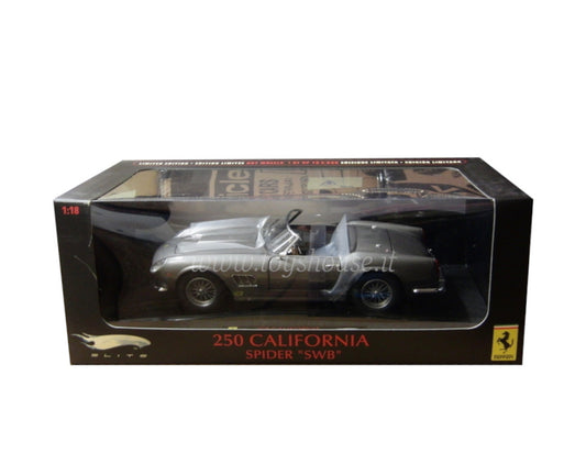 Hot Wheels 1:18 scale item P9896 Elite Ferrari 250 California Spider "SWB" Limited Edition 5000 pcs