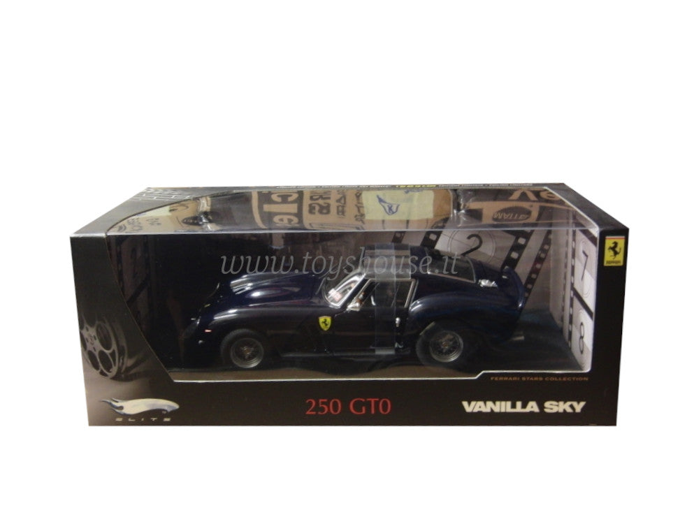 Hot Wheels 1:18 scale item P9909 Elite Ferrari 250 GTO Vanilla Sky Limited Edition 5000 pcs