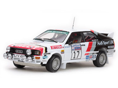 Sun Star 1:18 scale item 4192 Classic Rally Collectibles Audi Quattro Rally Lombard RAC 1982