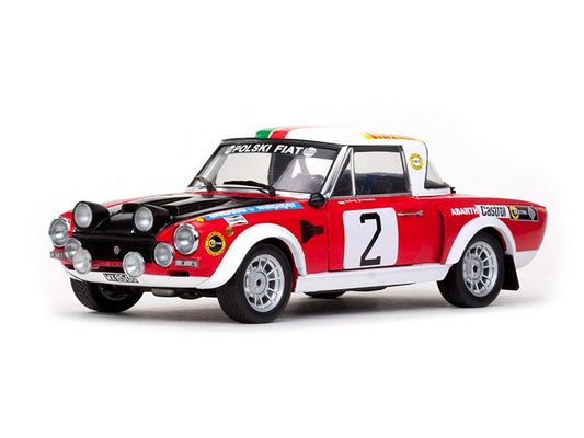 Sun Star 1:18 scale item 4950 Classic Rally Collectibles Fiat 124 Abarth Rally Warszawski 1975