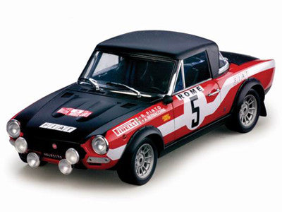 Sun Star scala 1:18 articolo 4943 Classic Rally Collectibles Fiat 124 Abarth Rally Monte Carlo 1973 Pinto