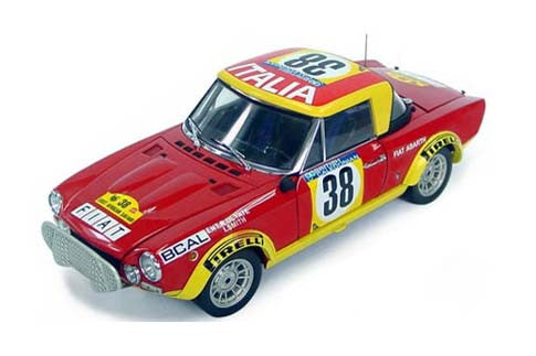 Sun Star 1:18 scale item 4942 Classic Rally Collectibles Fiat 124 Abarth East African Safari Rally 1974