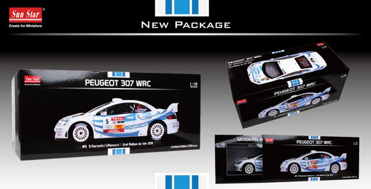Sun Star 1:18 scale item 4699 Modern Rally Collectibles Peugeot 307 WRC Rallye du Var 2011 Limited Edition 559 pcs