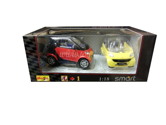 Maisto 1:18 scale item 31852 Special Edition Collection Smart 1+1