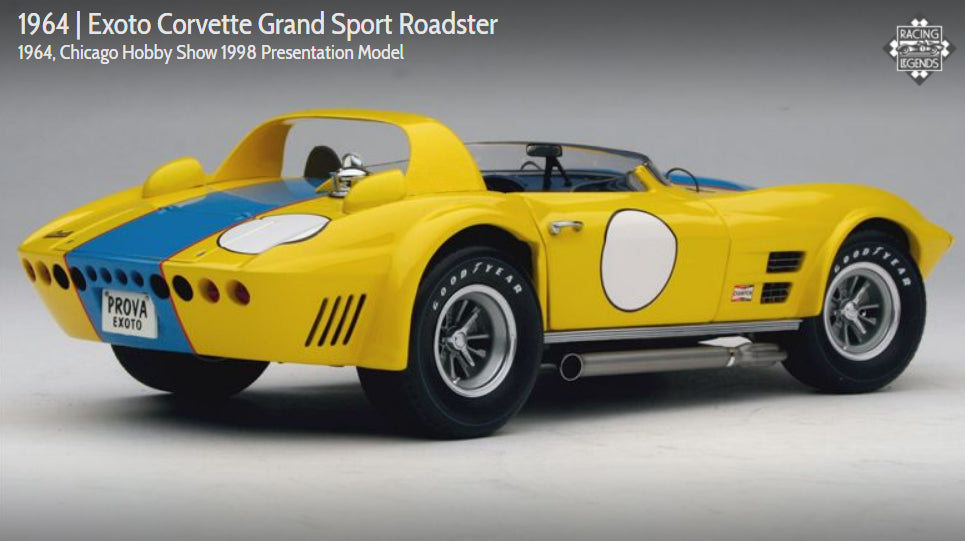 Exoto scala 1:18 articolo RLG18037 Racing Legends Collection Corvette Grand Sport Roadster