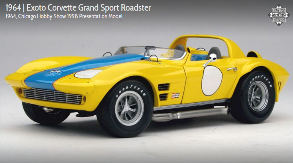 Exoto scala 1:18 articolo RLG18037 Racing Legends Collection Corvette Grand Sport Roadster