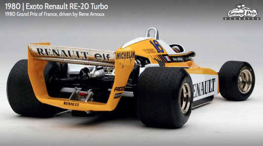 Exoto scale 1:18 article GPC97091 Grand Prix Classics Collection Renault RE-20 Turbo - Rene Arnoux