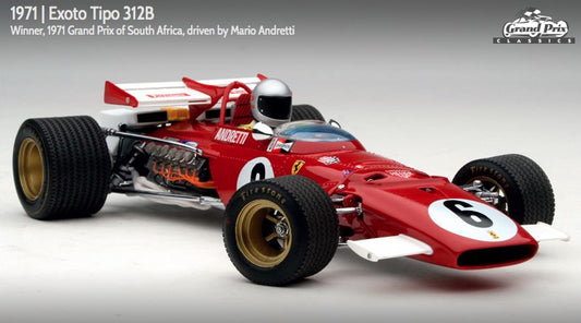 Exoto 1:18 scale item GPC97061 Grand Prix Classics Collection Ferrari 312B - Mario Andretti