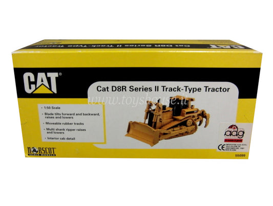Norscot CAT scala 1:50 articolo 55099 CAT D8R Series II Track-Type Bulldozer