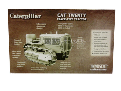 Norscot NR55201 TRATTORE TWENTY W/METAL TRACKS 1:16 Modellino Norscot NR55201 TRATTORE TWENTY W/METAL TRACKS 1:16 Modellino