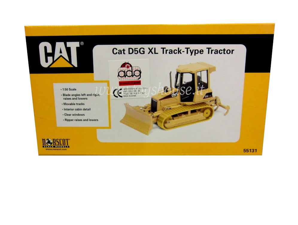Norscot CAT scala 1:50 articolo 55131 CAT D5G XL Track-Type Tractor