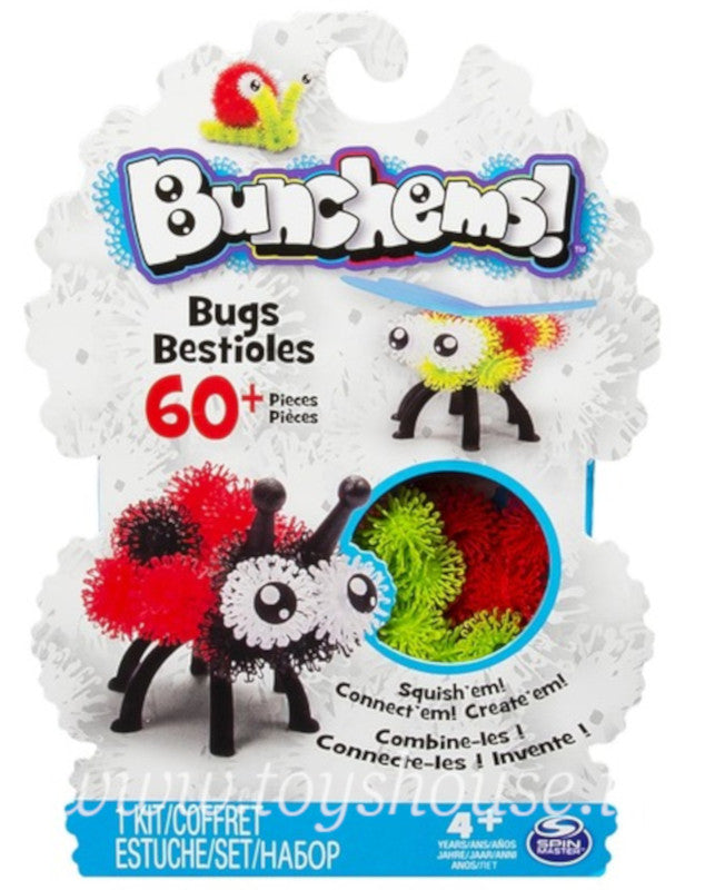 Bunchems Bugs con più di 60 pezzi colorati & accessori Giochi Creativi Spin Master