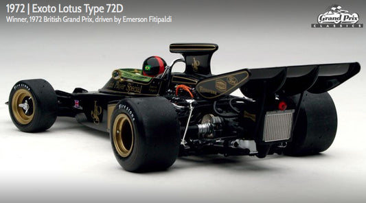 Exoto scala 1:18 articolo GPC97030 Grand Prix Classics Collection Lotus Type 72D - Emerson Fittipaldi