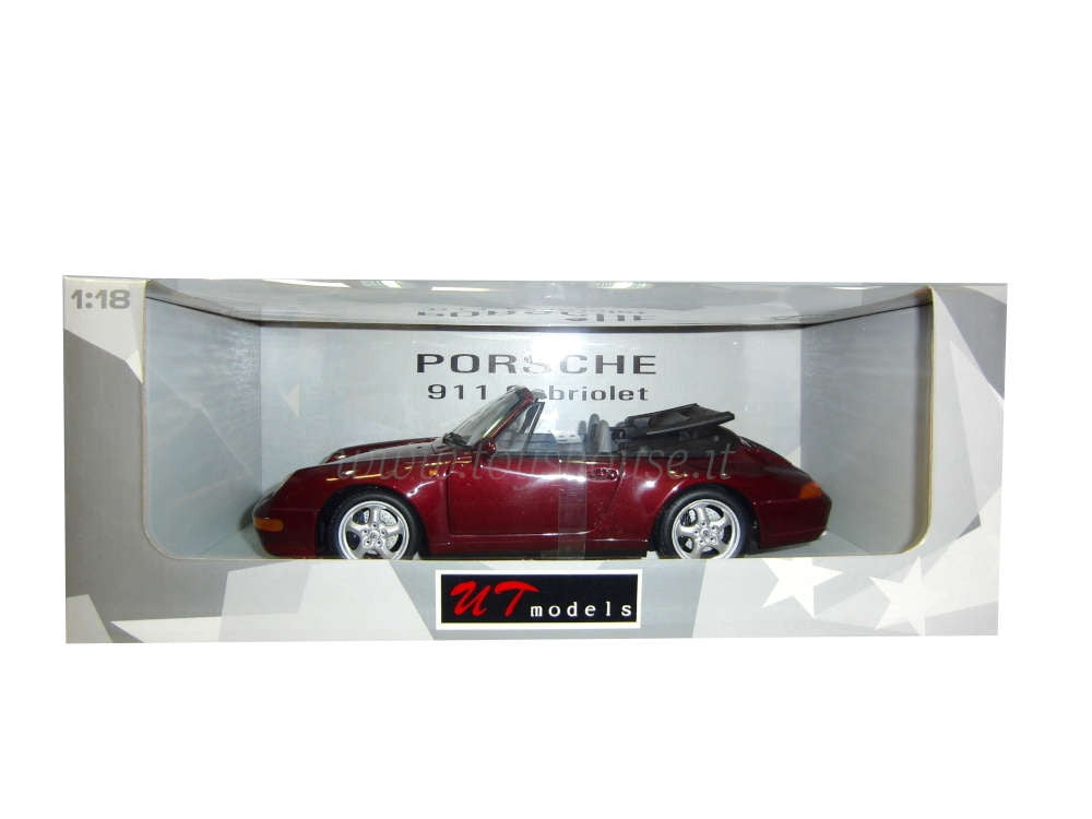 UT Models 1:18 scale item 27808 Porsche Carrera 911 (993) Cabriolet