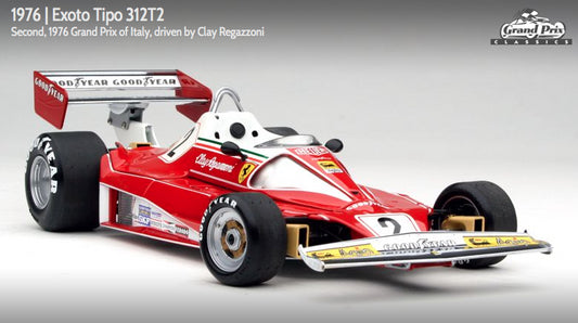 Exoto scala 1:18 articolo GPC97130 Grand Prix Classics Collection Ferrari 312T2 - Clay Regazzoni
