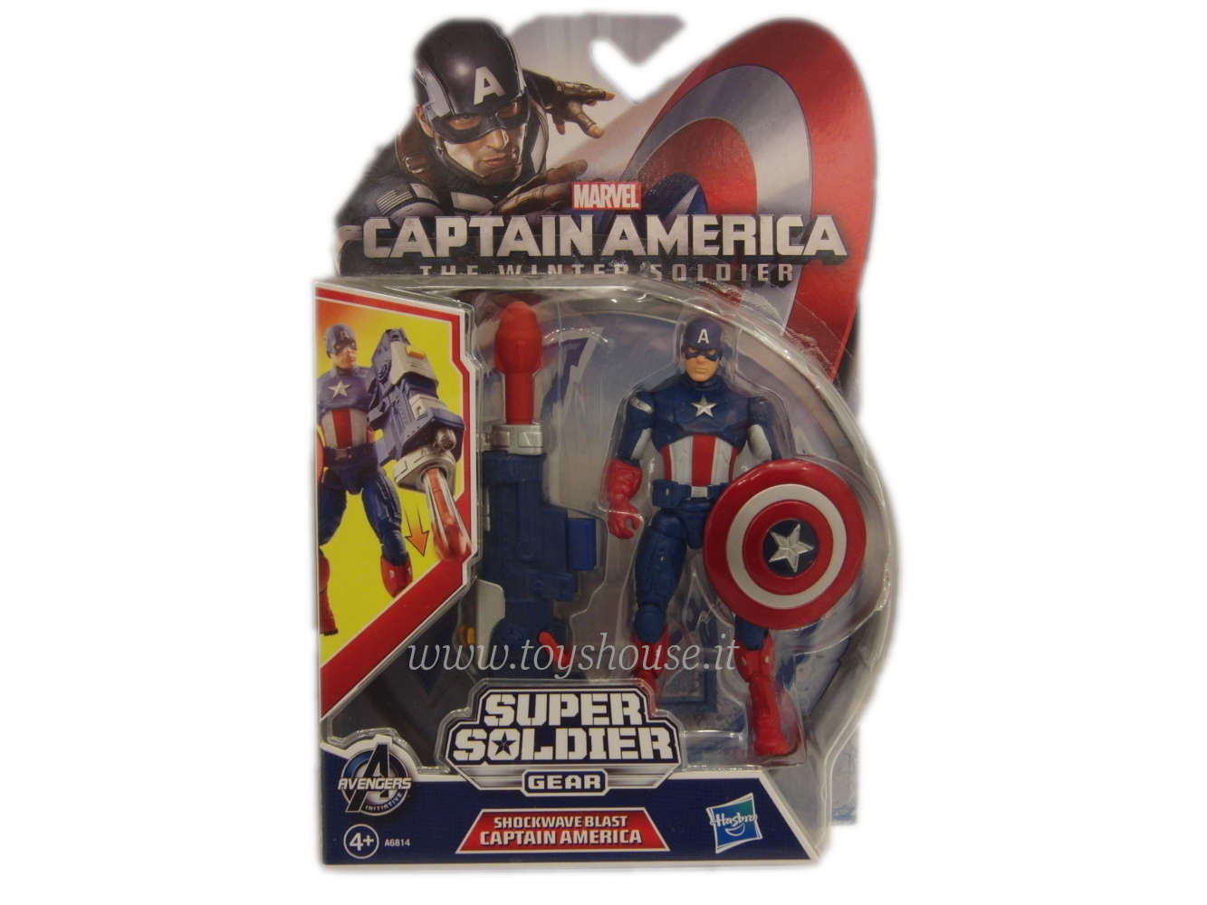 Captain America The Winter Soldier Shockwave Blast Captain America Hasbro Marvel &amp; DC Comics Action Figure item A6814