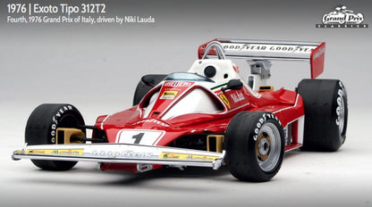 Exoto scala 1:18 articolo GPC97131 Grand Prix Classics Collection Ferrari 312T2 - Niki Lauda