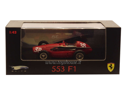 Hot Wheels scala 1:43 articolo N5586 Elite Ferrari 553 F1 Squalo Hawthorn 1954 (Vince GP Spagna) Ed.Lim. 10000 pz