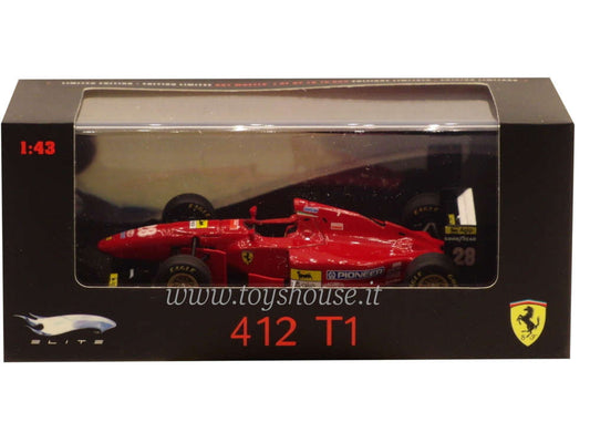 Hot Wheels scala 1:43 articolo N5583 Elite Ferrari 412 T1 Berger 1994 (Vince GP Germania) Ed.Lim. 10000 pz