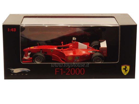 Hot Wheels scala 1:43 articolo P9943 Elite Ferrari F1-2000 Schumacher 2000 (Campione del Mondo) Ed.Lim. 10000 pz