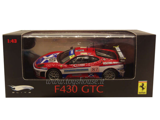Hot Wheels scala 1:43 articolo P9951 Elite Ferrari F430 GTC Niarchos/Kirkaldy/Mullen 2006 (24h Le Mans) Ed.Lim. 10000 pz