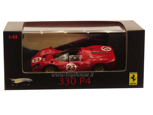 Hot Wheels scala 1:43 articolo P9958 Elite Ferrari 330 P4 Amon/Bandini 1967 (Vince 24h Daytona) Ed.Lim. 10000 pz
