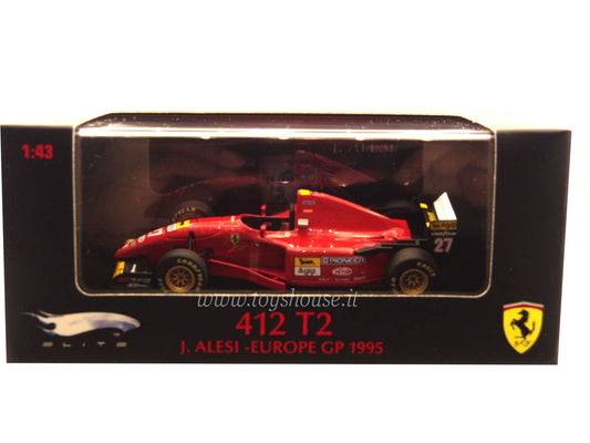Hot Wheels 1:43 scale item T6286 Elite Ferrari 412 T2 Alesi 1995 (European GP) Limited Edition 5000 pcs