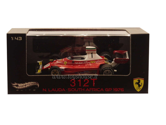 Hot Wheels 1:43 scale item V8370 Elite Ferrari 312 T Lauda 1976 (South African GP) Limited Edition 5000 pcs