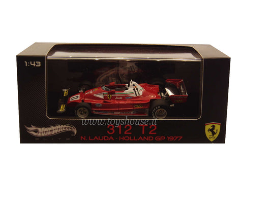 Hot Wheels 1:43 scale item W1186 Elite Ferrari 312 T2 Lauda 1977 (Dutch GP) Limited Edition 5000 pcs