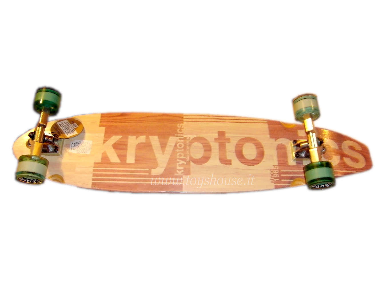 Krytonics California Longboard 102cm con Tavola con 8 strati di Legno Compensato peso massimo  100kg