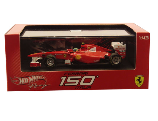 Hot Wheels 1:43 scale item W1076 Racing Ferrari F2011 Massa 2011 (150th Anniversary of the Unification of Italy)