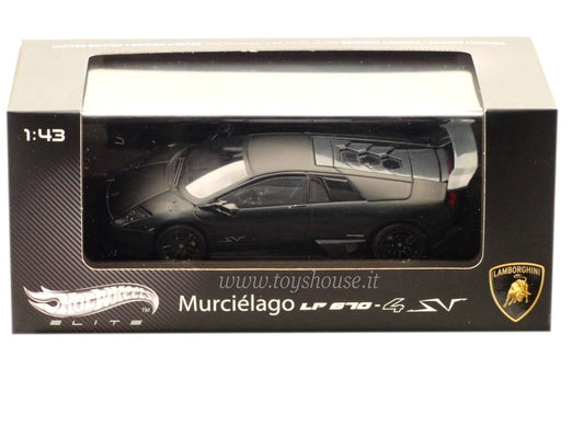 Hot Wheels 1:43 scale item T6936 Elite Lamborghini Murcielago LP670-SV 2009 Limited Edition 10000 pcs