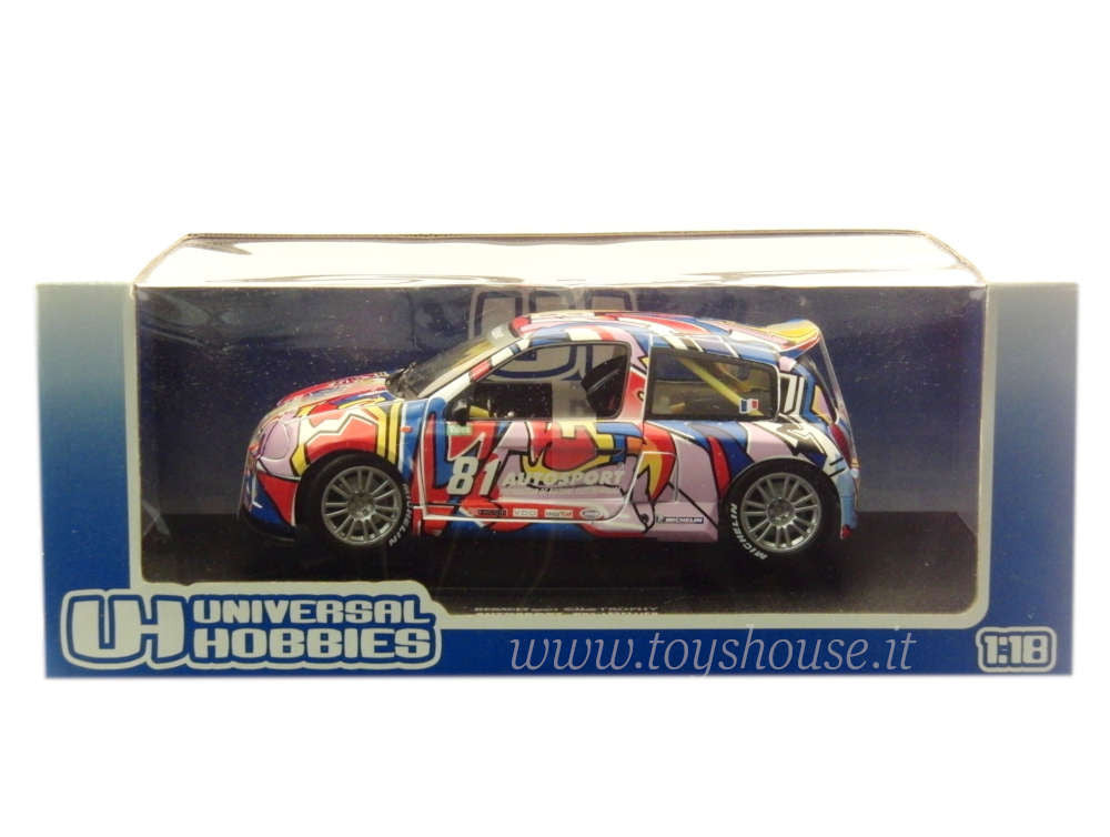 Universal Hobbies 1:18 scale item 4505 Renault Clio Trophy n.81