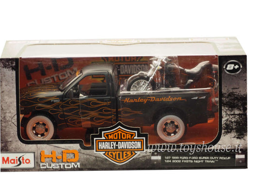 Maisto 1:27 scale item 32181 Road Signature Collection Ford Usa F-350 Harley-Davidson