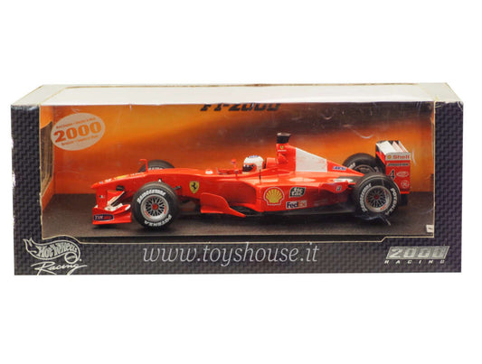 Hot Wheels 1:18 scale item 26738 Racing Ferrari F2000 Barrichello 2000 (No Decals)