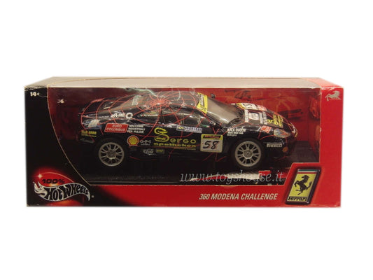 Hot Wheels 1:18 scale item 29751 Foundation Ferrari 360 Modena Challenge Stradale