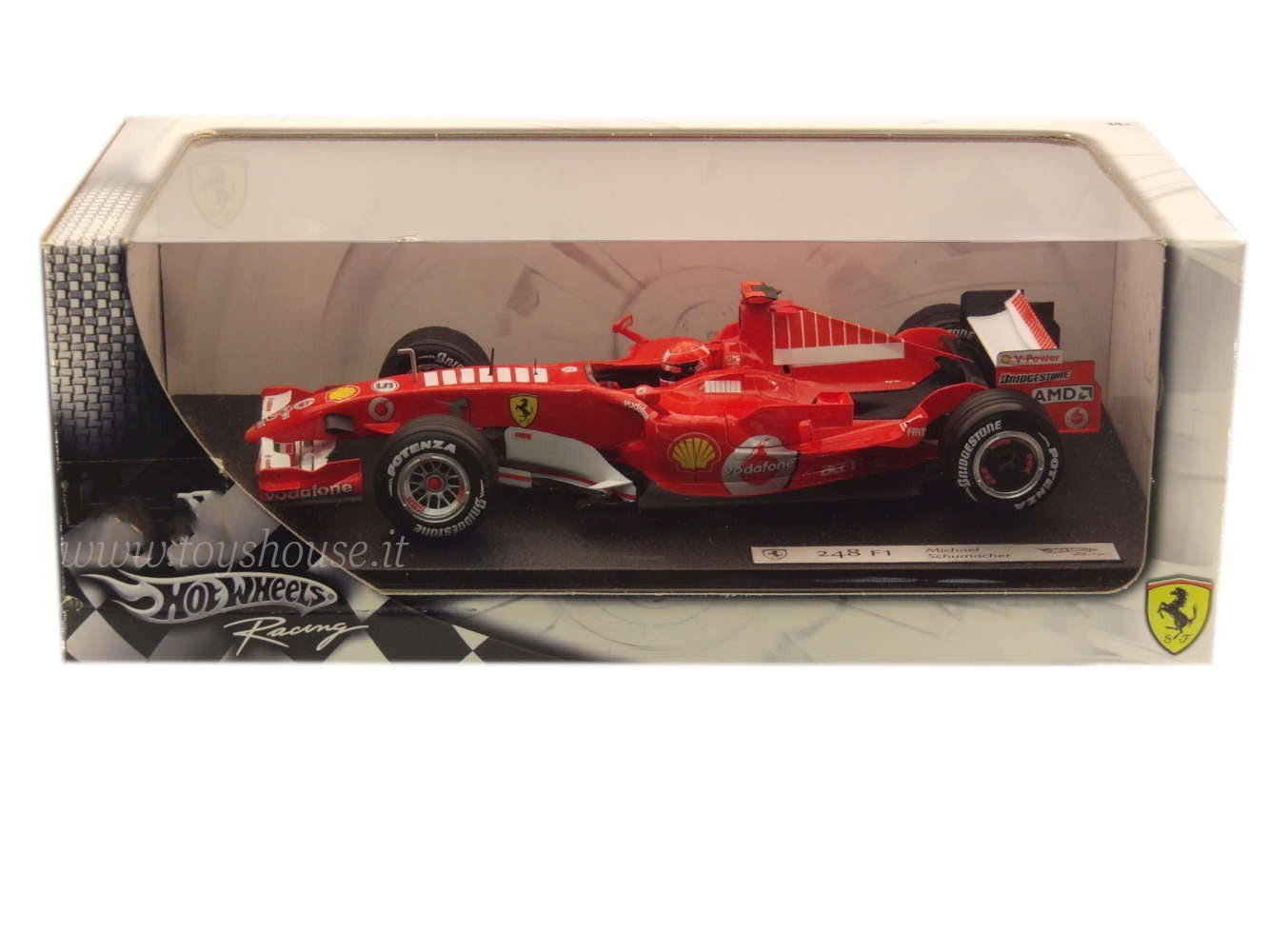 Hot Wheels 1:18 scale item 31206 Racing Ferrari 248 F1 Schumacher 2006 (Turkish GP) - Alt. Cod. J2980