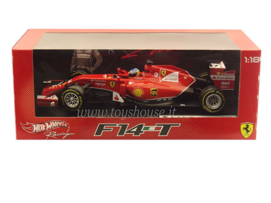 Hot Wheels 1:18 scale item BLY67 Racing Ferrari F14-T Alonso 2014