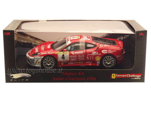 Hot Wheels 1:18 scale article L9533 Elite Ferrari F430 Challenge Motor Italian Champion 2006 Ed.Lim. 7500 pcs