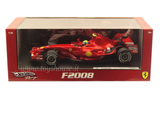 Hot Wheels 1:18 scale item M0549 Racing Ferrari F2008 Massa 2008