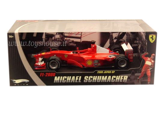 Hot Wheels 1:18 scale item N2074 Elite Ferrari F2000 Schumacher 2000 (Wins Japanese GP) Limited Edition 5555 pcs