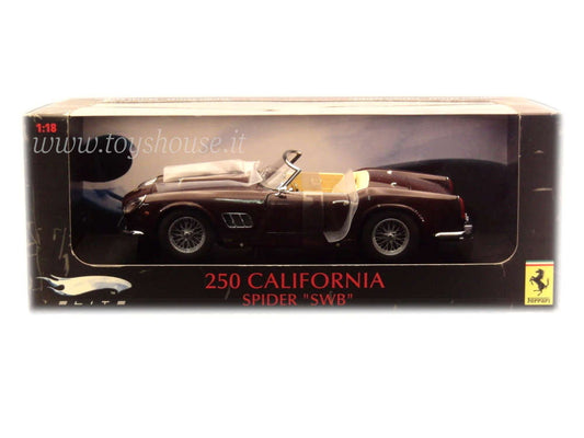 Hot Wheels 1:18 scale item P9897 Elite Ferrari 250 California Spider "SWB" Limited Edition 5000 pcs