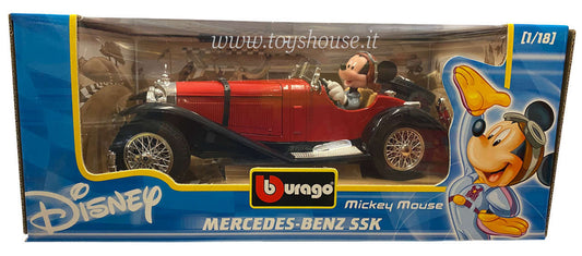 Bburago scala 1:18 articolo 2101 Disney Collection Mercedes Benz SSK Mickey Mouse