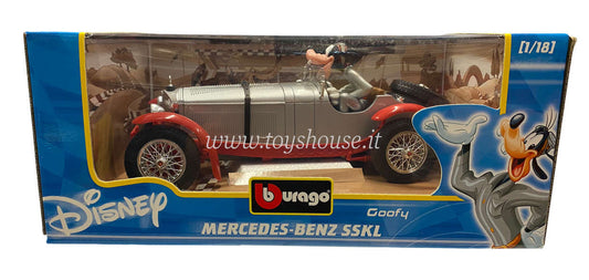 Bburago scala 1:18 articolo 2102 Disney Collection Mercedes Benz SSK Goofy