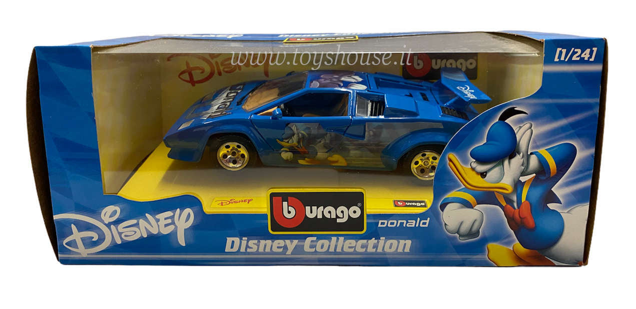 Bburago scala 1:24 articolo 2204 Disney Collection Lamborghini Countach Donald
