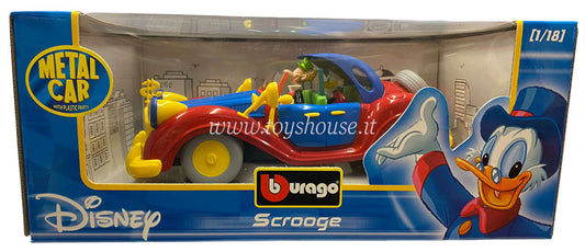Bburago scala 1:18 articolo 2603 Disney Collection Scrooge Classic Car