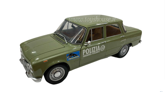 Minichamps scala 1:18 articolo 180 120991 Alfa Romeo Giulia Polizia 1970