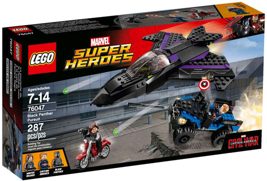 Lego Marvel Super Heroes 76047 L'Inseguimento di Pantera Nera