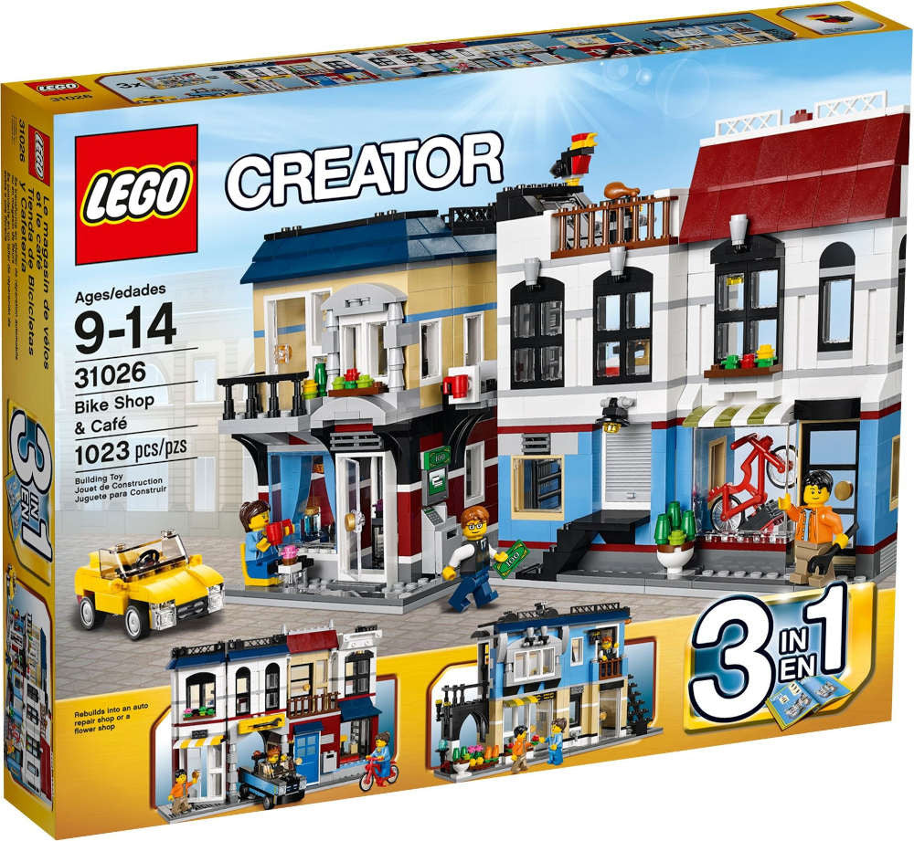 Lego Creator 3in1 31026 Cafe Bar and Bike Shop